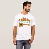 Ukulele Flowers T-shirt (Voorkant volledig)