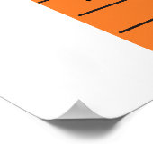 Ukulele Frets en noten Poster (Hoek)