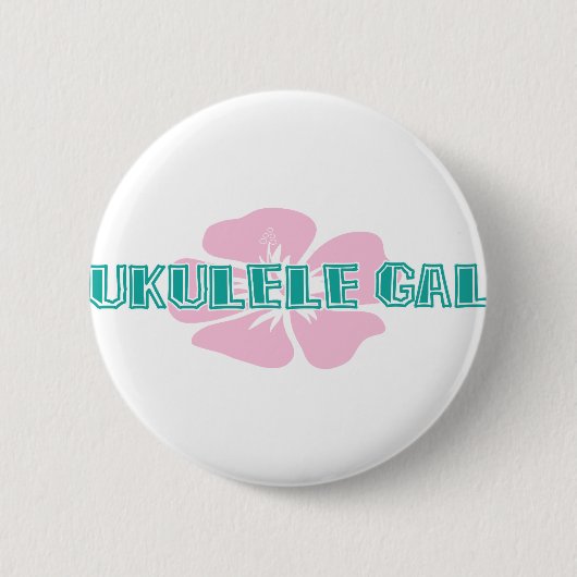 Ukulele Gal Ronde Button 5,7 Cm (Voorkant)