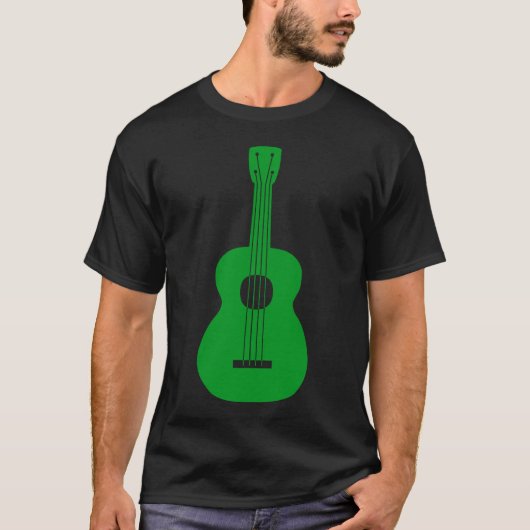Ukulele - Gras Groen T-shirt (Voorkant)