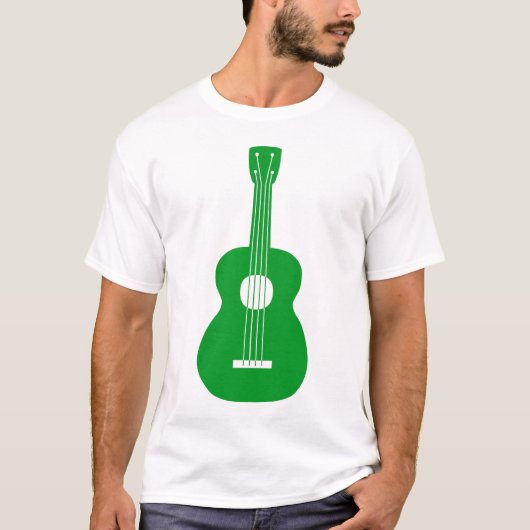 Ukulele - Gras Groen T-shirt (Voorkant)