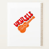 Ukulele Groovy Text Art Planner (Achterkant)
