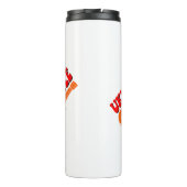 Ukulele Groovy Text Art Thermosbeker (Achterkant)