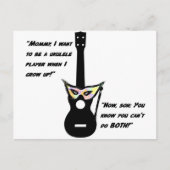 Ukulele Grown Up Humor Briefkaart (Voorkant)