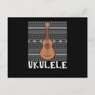 Ukulele Guitar Music Musicus Acoustic Band Gift Briefkaart
