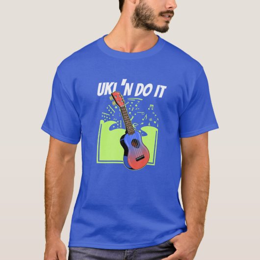 Ukulele Hawaiian Guitar Gift T-shirt (Voorkant)