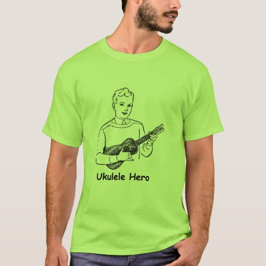 Ukulele Hero T-shirt (Voorkant)