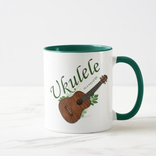 Ukulele-Het is een manier van leven Mok (Rechts)