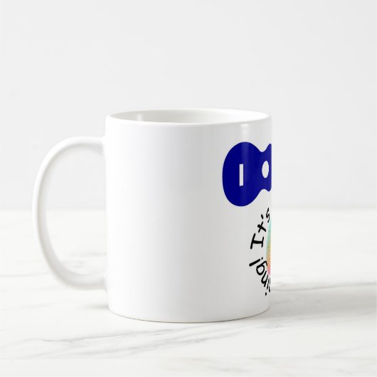 Ukulele: Het is een mooi ding Koffiemok (Links)