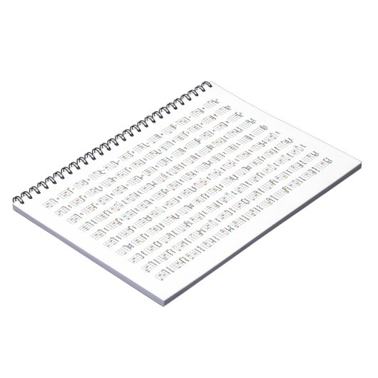 Ukulele het Schema van het Sord Referentieschema M Notitieboek (Linkerzijde)