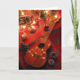 Ukulele Holiday Kaart