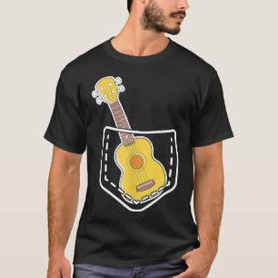 Ukulele Inside My Pocket Uke Guitar Player Music I T-shirt