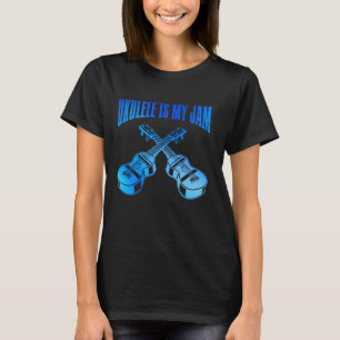 Ukulele is mijn jam players gitarist Ukelele T-shirt
