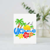 Ukulele Island Logo Briefkaart (Staand voorkant)