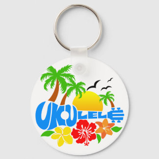 Ukulele Island Logo Sleutelhanger