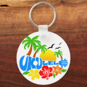 Ukulele Island Logo Sleutelhanger (Voorkant)