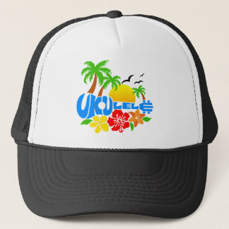 Ukulele Island Logo Trucker Pet