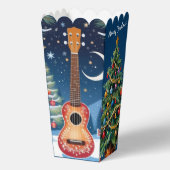 Ukulele Kerstboom Popcorn Bedankdoosjes (Achterkant)