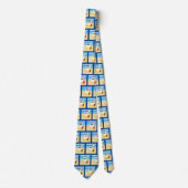 Ukulele Kerstman Tie Stropdas (Voorkant)