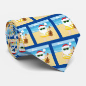Ukulele Kerstman Tie Stropdas (Opgerold)