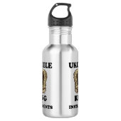 Ukulele King of Instruments Waterfles (Voorkant)