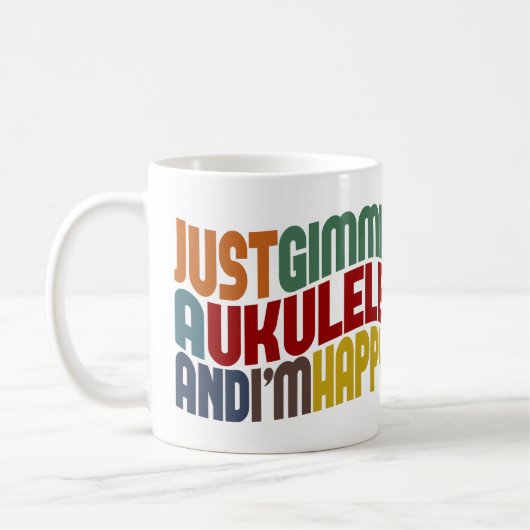 Ukulele Koffiemok (Links)