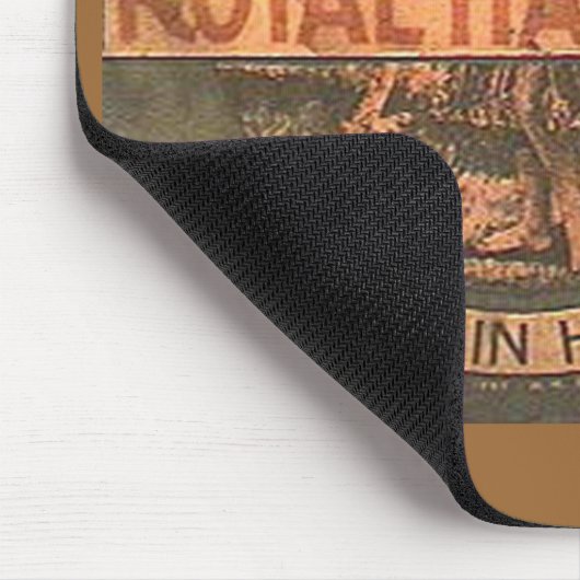  Ukulele Label Mousepad Muismat (Hoek)