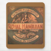  Ukulele Label Mousepad Muismat (Voorkant)