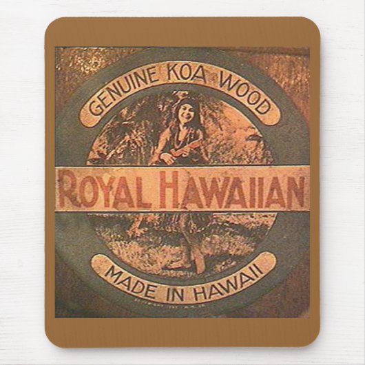  Ukulele Label Mousepad Muismat (Voorkant)