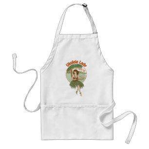 Ukulele Lady #1 Apron Standaard Schort