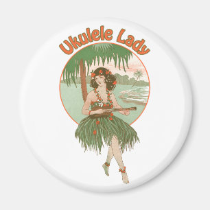Ukulele Lady #1 Magnet