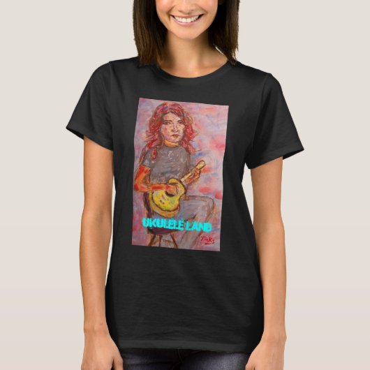 ukulele land t-shirt (Voorkant)