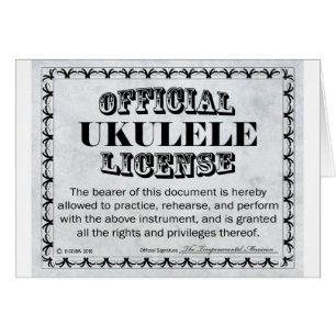 Ukulele Licentie