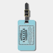 Ukulele Licentie Bagagelabel (Voorkant verticaal)