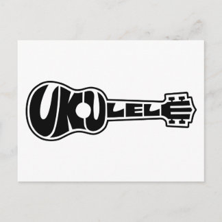 Ukulele Logo Briefkaart