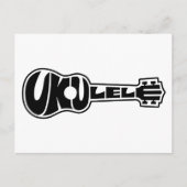 Ukulele Logo Briefkaart (Voorkant)