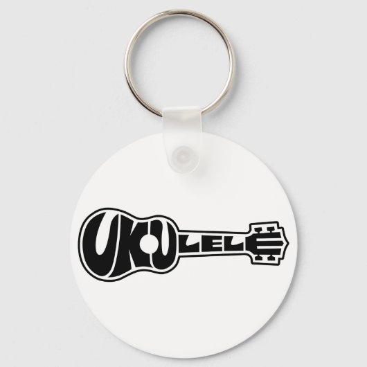 Ukulele Logo Sleutelhanger (Voorkant)