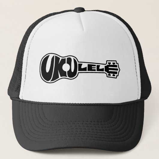 Ukulele Logo Trucker Pet (Voorkant)