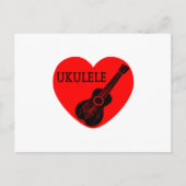 Ukulele Love Briefkaart (Voorkant)