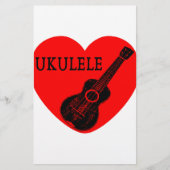 Ukulele Love Briefpapier (Voorkant)