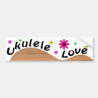 Ukulele Love Bumpersticker