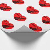 Ukulele Love Cadeaupapier (Hoek)