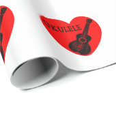 Ukulele Love Cadeaupapier (Rol Hoek)