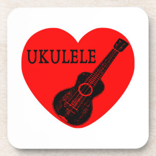 Ukulele Love Drankjes Onderzetter