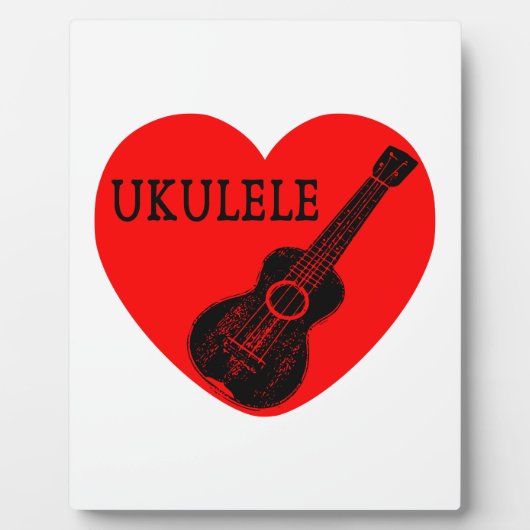 Ukulele Love Fotoplaat (Voorkant)