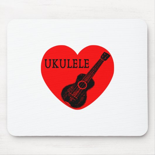 Ukulele Love Muismat (Voorkant)