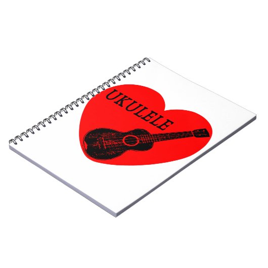 Ukulele Love Notitieboek (Linkerzijde)
