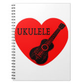Ukulele Love Notitieboek (Voorkant)