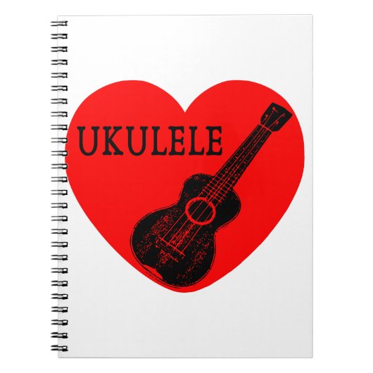 Ukulele Love Notitieboek (Voorkant)