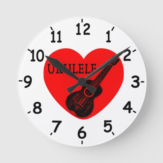 Ukulele Love  Ronde Klok (Voorkant)